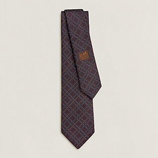 ココショコラ⭐︎HERMES パターン ネクタイ Micro H Tartan tie 7 cm | Hermès USA